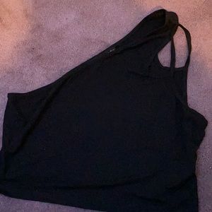 Black One shoulder top